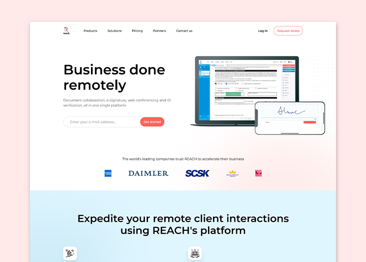 Reach-website