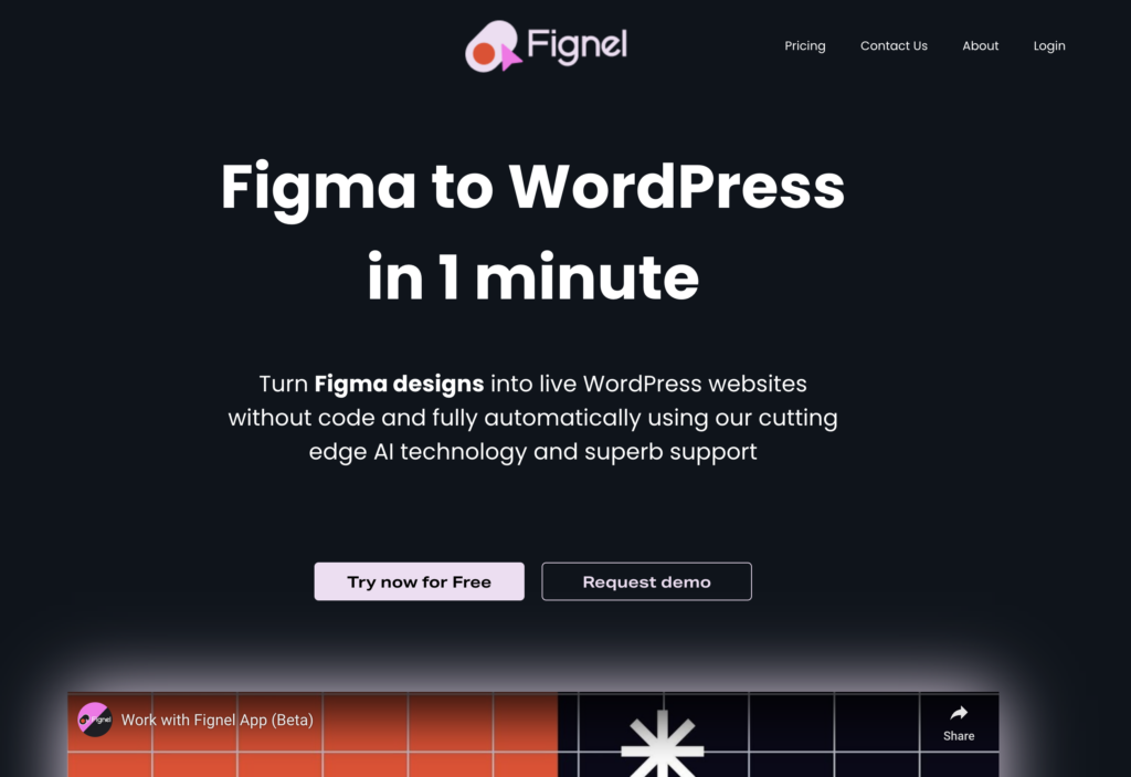 fignel-best-figma-to-wordpress-conversion-tools