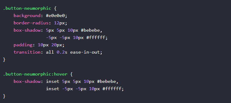neumorphic-design-custom-css