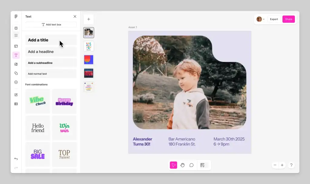 Set Editable Areas in Figma Buzz