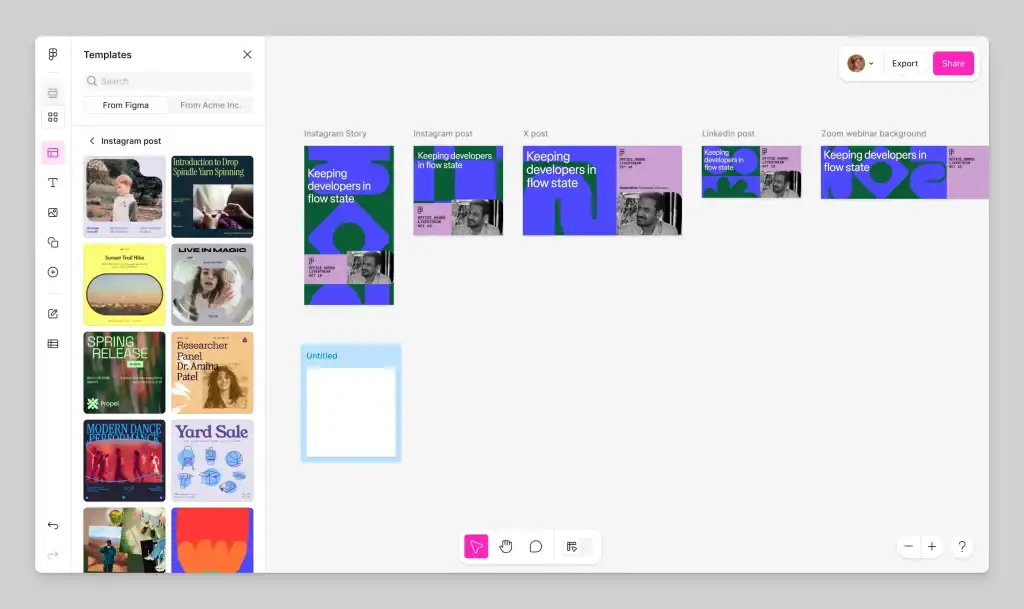 Start with a Design in Figma Buzz