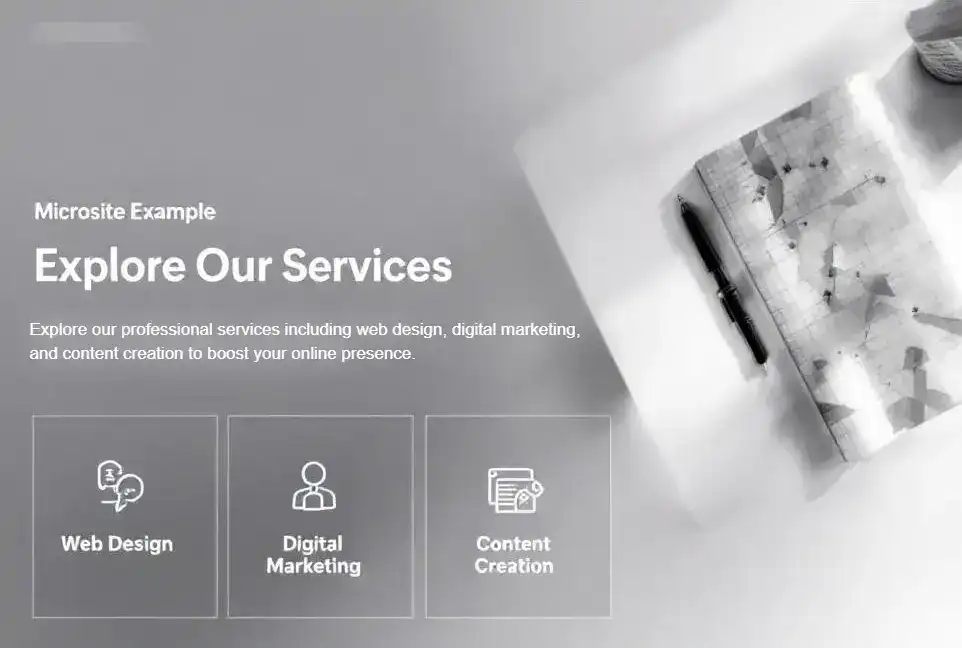 Wordpress-Microsite-example